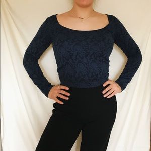 American Eagle Floral Crop Top